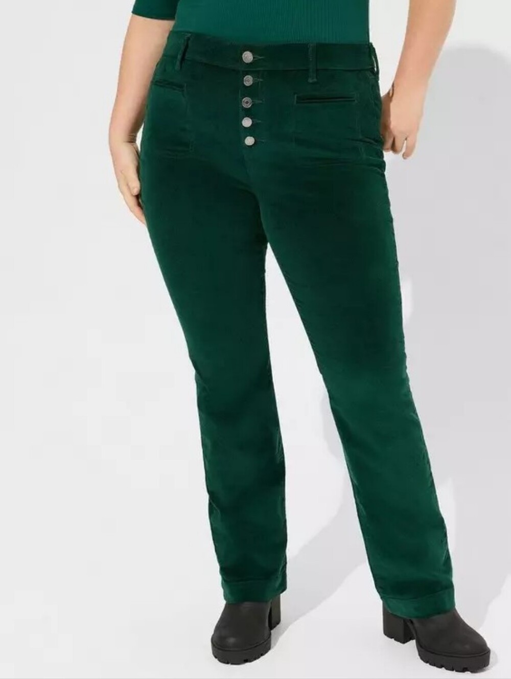 Torrid Slim Boot Cut Corduroy High Rise Jeans